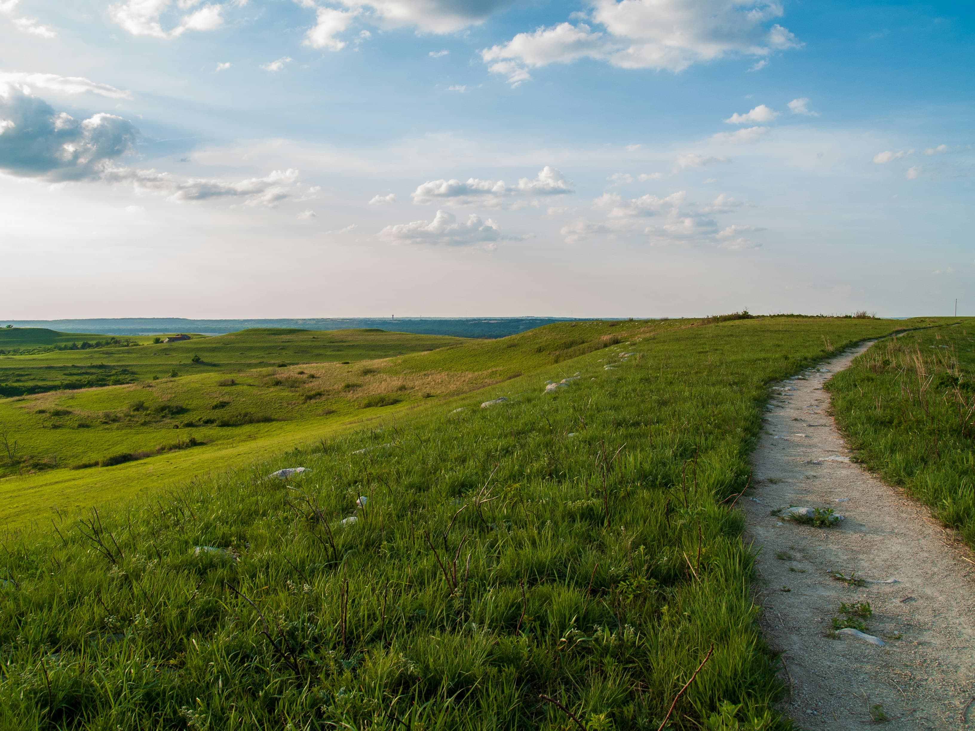 Tallgrass Prairie National Preserve camping spot in Kansas by Mary H