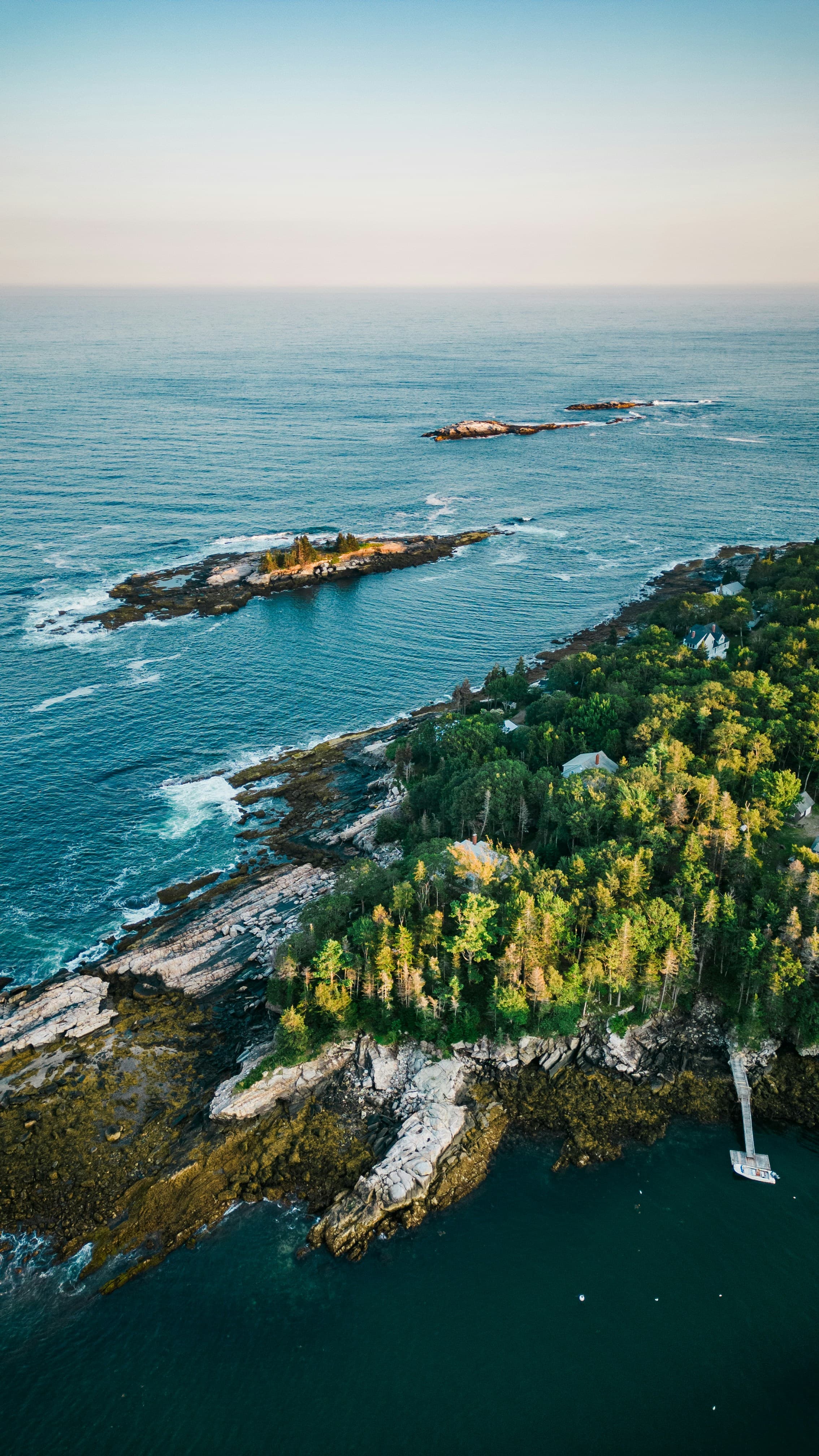 Scenic Acadia National Park camping spot in Maine