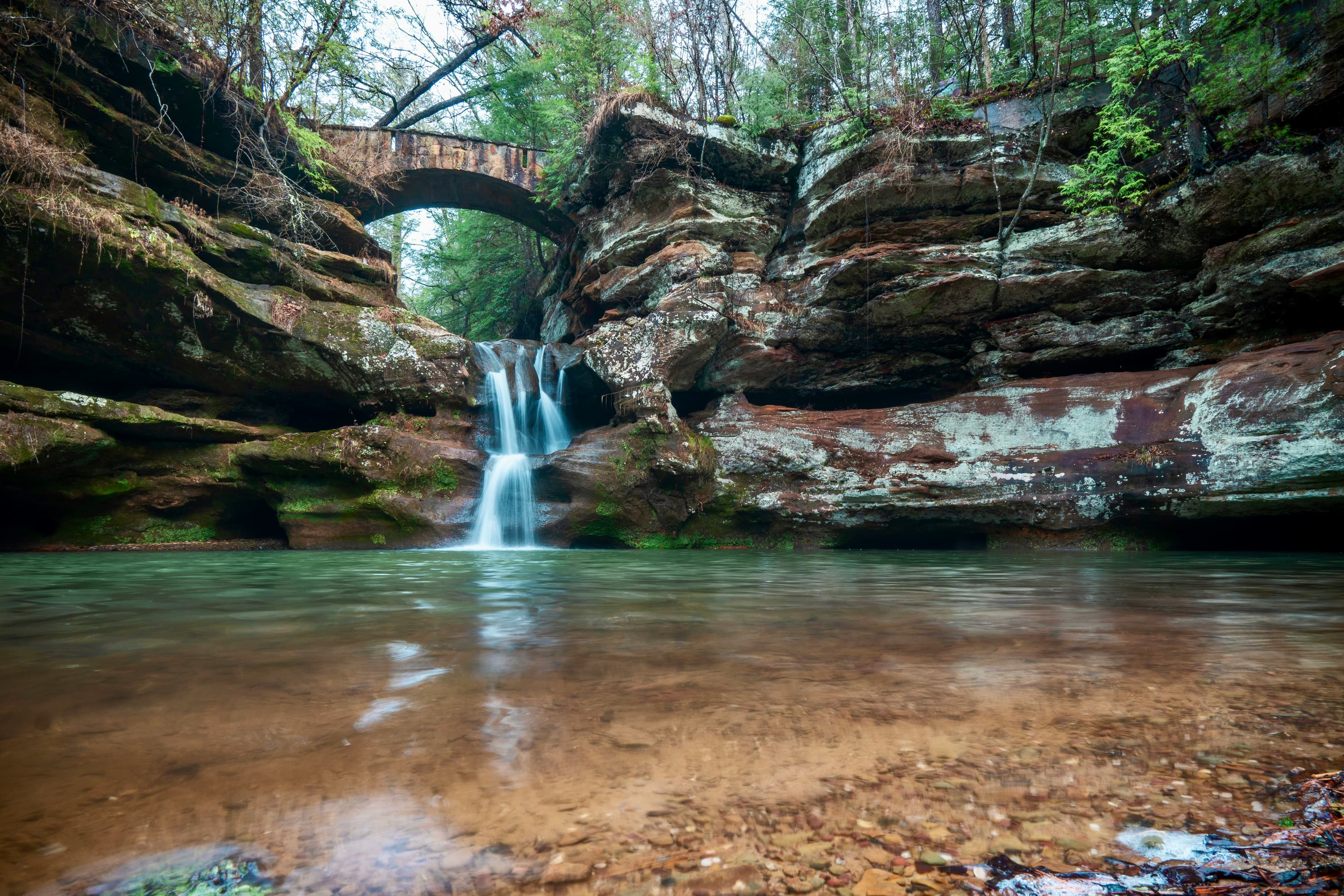 Panoramic view of Ohio countryside at Shawnee State Park by Mason M