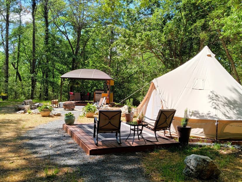 Camp Wildcat - Secluded Glamping by Reservation