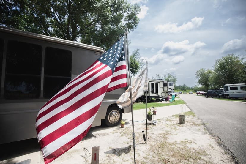 Bayberry RV park back lot