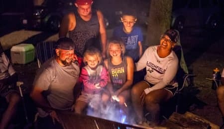 Bicentennial Campgroud at Lake Lou Yaeger