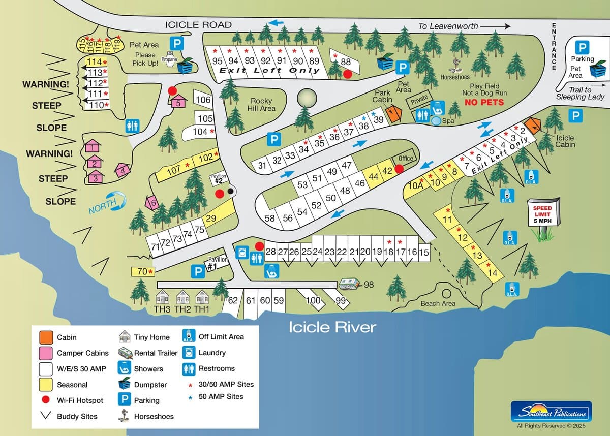 Icicle River RV Park (Leavenworth, Washington) photo