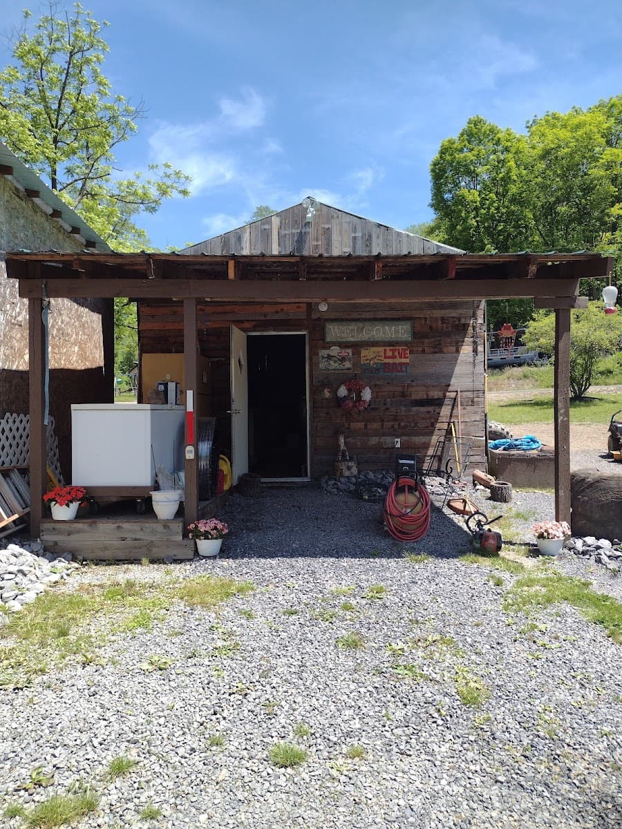 Rough and ready campground and live bait