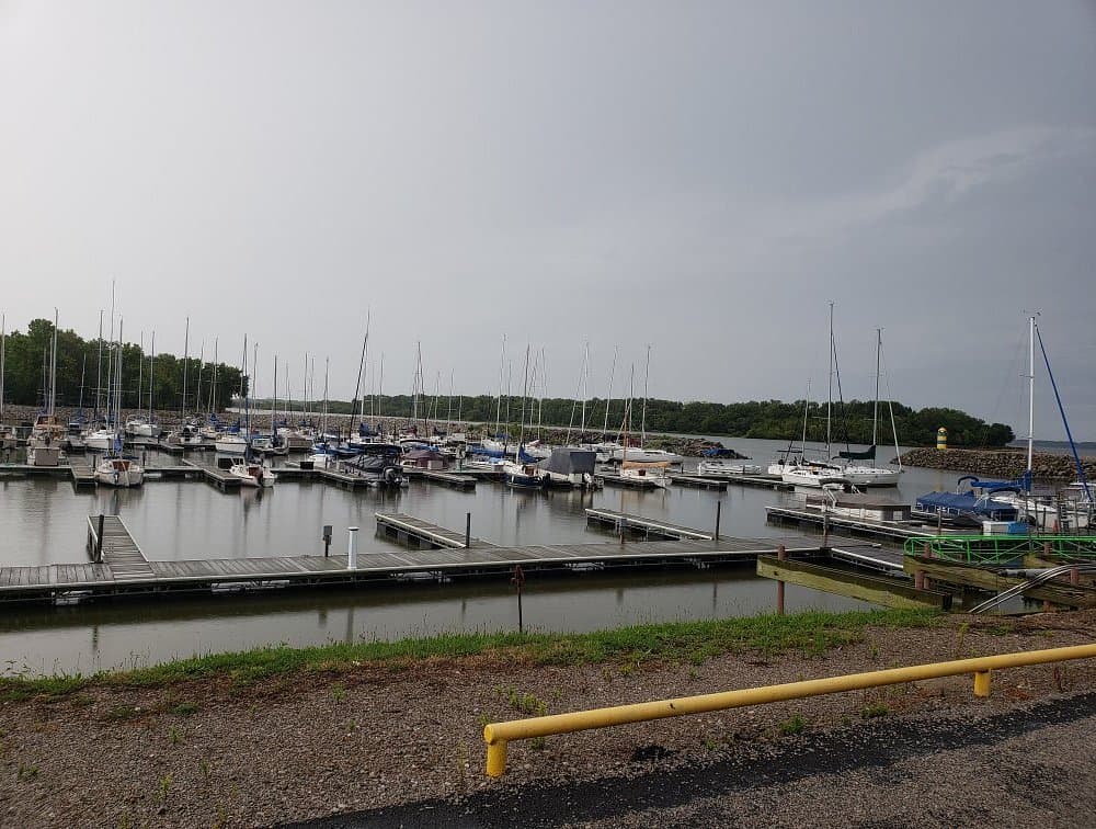 Carlyle Lake Dam West Campground