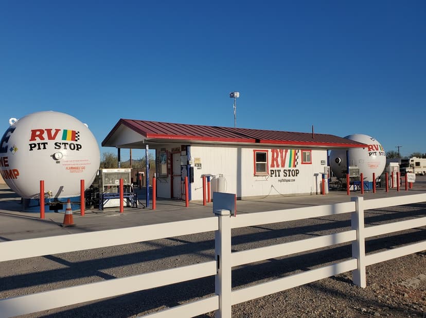 RV Pit Stop (propane, dump, water, ice & camping)