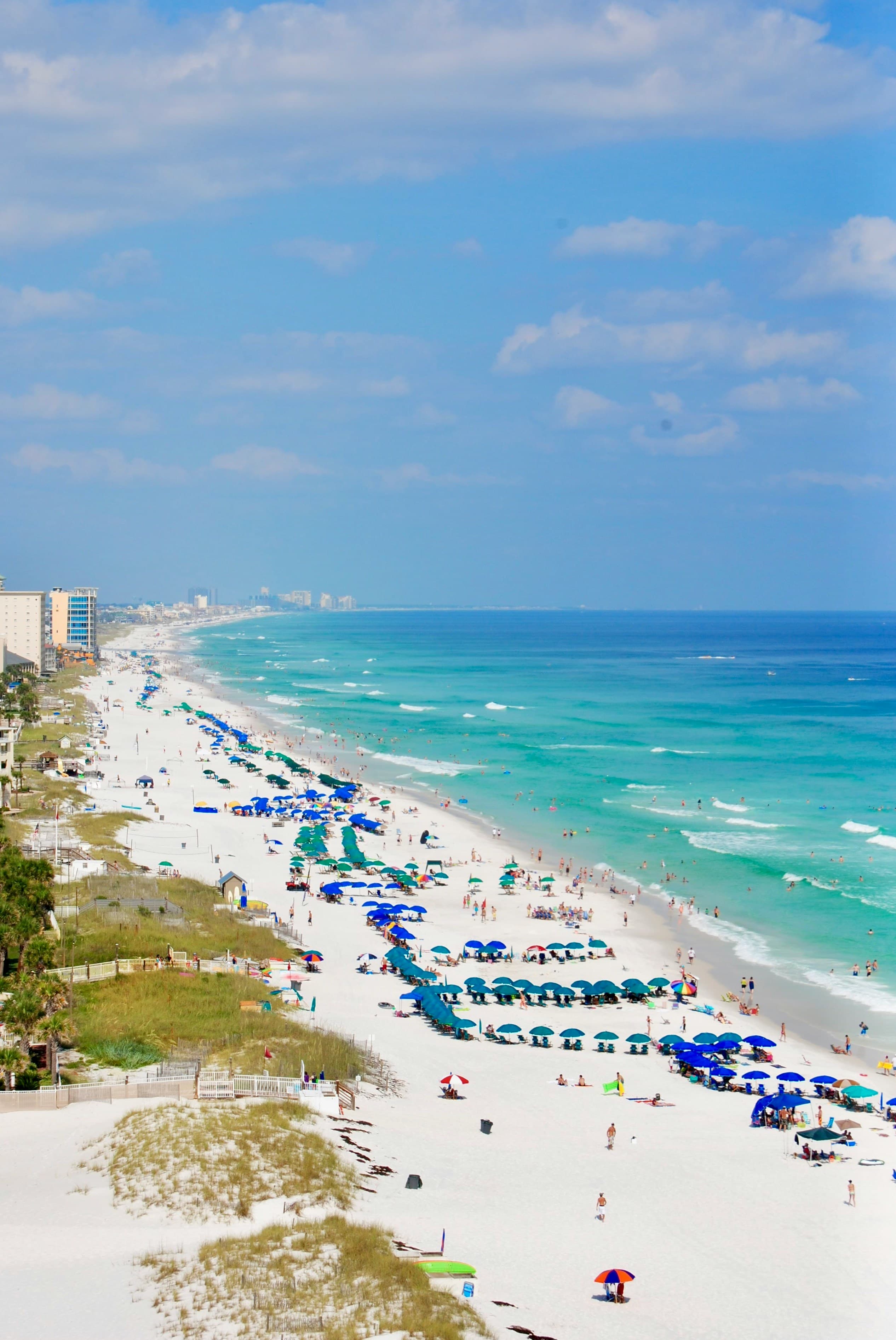 Panoramic view of Destin Florida campsite near Emerald Coast