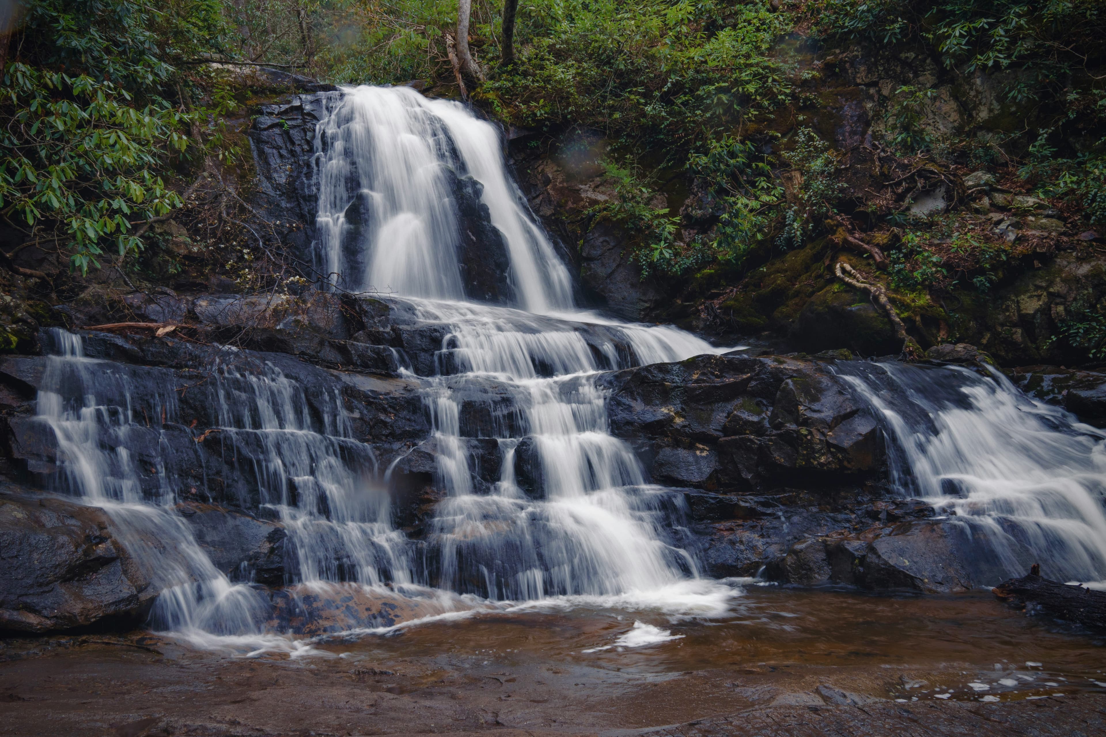 Pigeon Forge campground surrounded by Tennessee wilderness