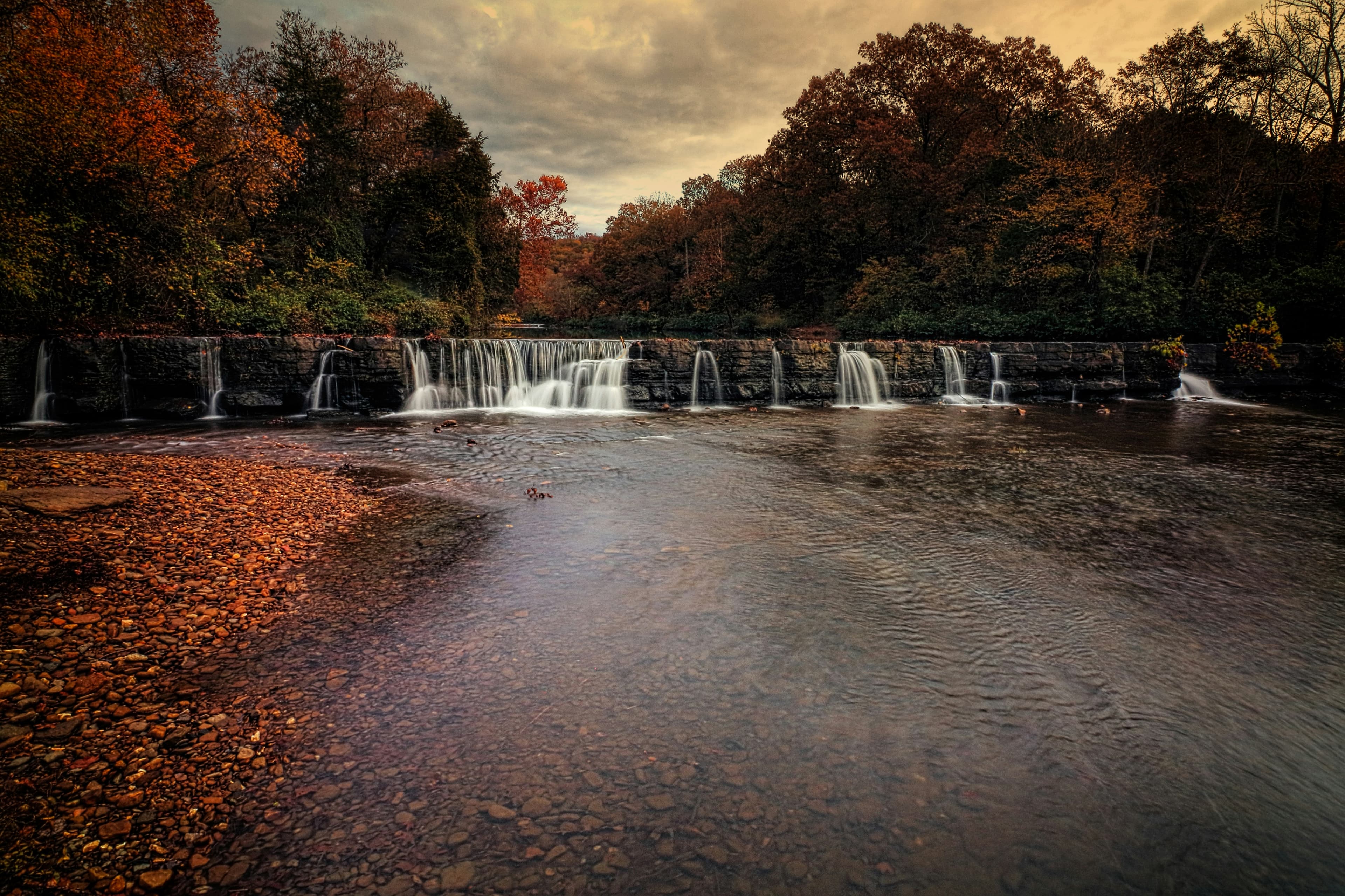 Scenic Ozark Mountains in Arkansas at sunrise by C Richmond