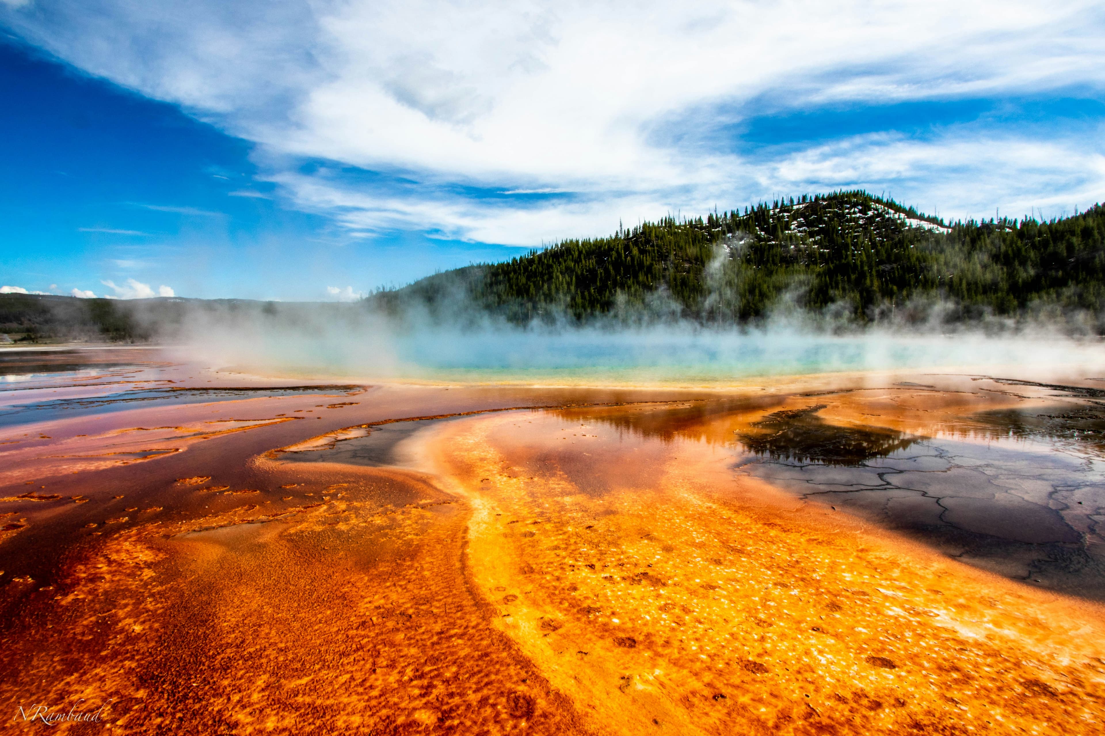 Scenic Wyoming landscape near Yellowstone National Park