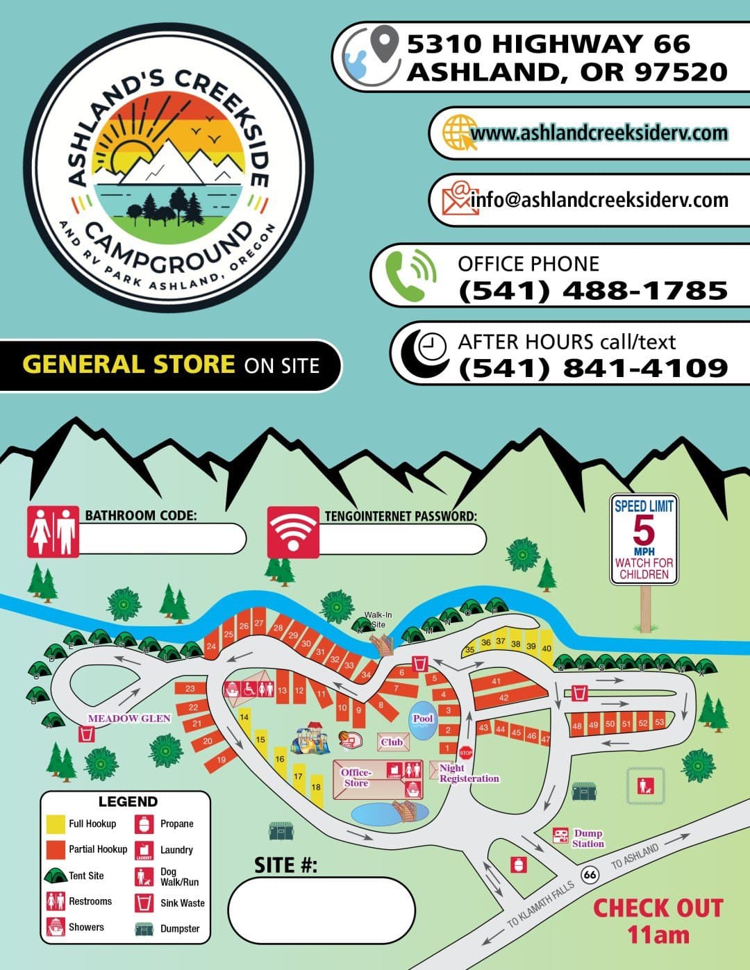 Ashland's Creekside Campground and RV Park
